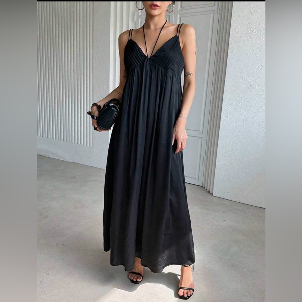 Maxi Strappy tie dress